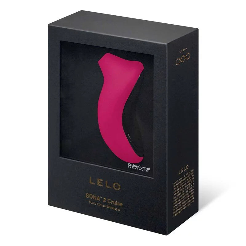 LELO SONA 2 Cruise 聲波震動按摩器 (櫻桃紅/黑)