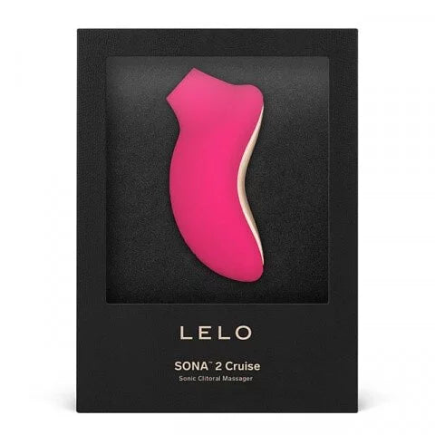 LELO SONA 2 Cruise 聲波震動按摩器 (櫻桃紅/黑)