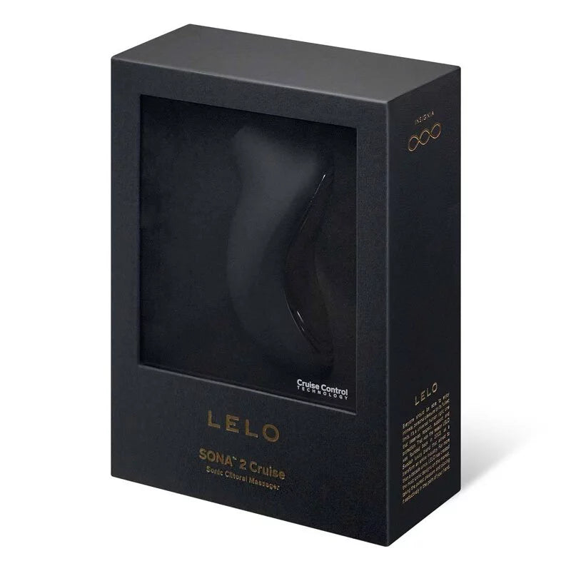 LELO SONA 2 Cruise 聲波震動按摩器 (櫻桃紅/黑)